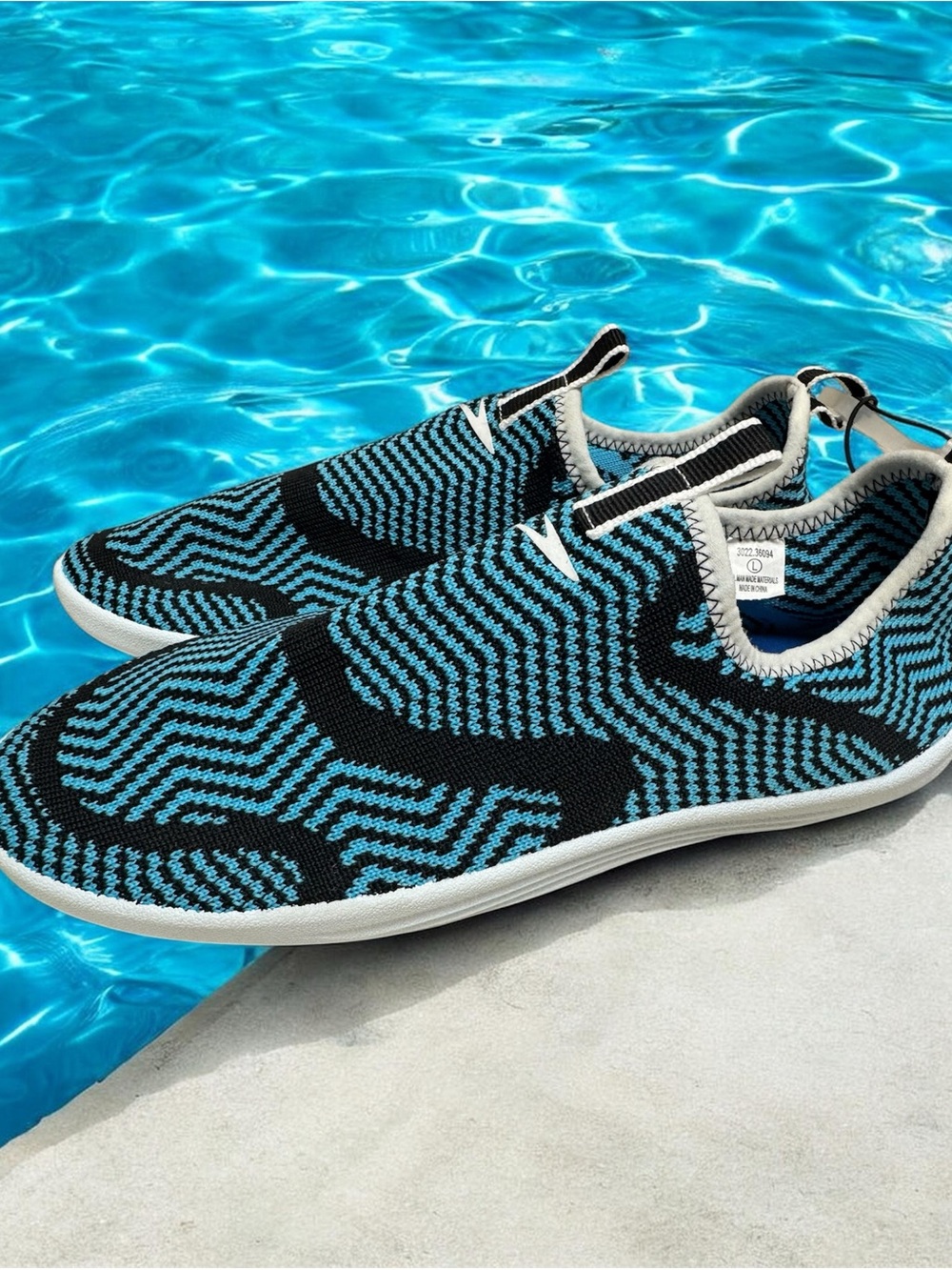 Youth Slip-On Water Shoes - Black & Blue